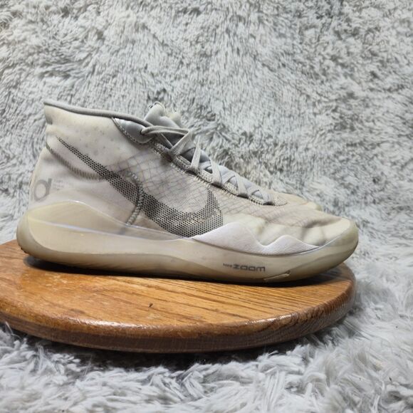 Nike Zoom KD 12 Mens Size 13/47.5 Wolf Grey Low Top Basketball Shoe CK1195-101 - Picture 10 of 13